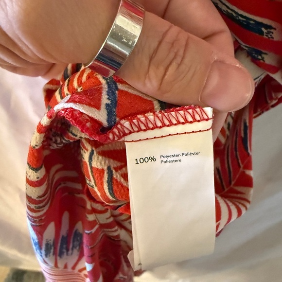 Cupshe Tropical Red and White Maxi Dress - Picture 8 of 11